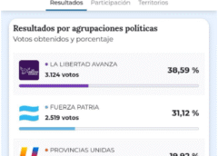ELECCIONES 2025: Resultados de la votación en el departamento Nueve de Julio