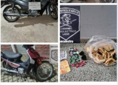 Varias motos y hasta empanadas recuperadas por la policía