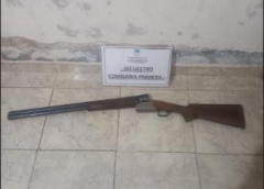 TOSTADO: APREHENDIERON A UN HOMBRE Y SECUESTRARON UNA ESCOPETA TRAS UN DESORDEN ENTRE VECINOS